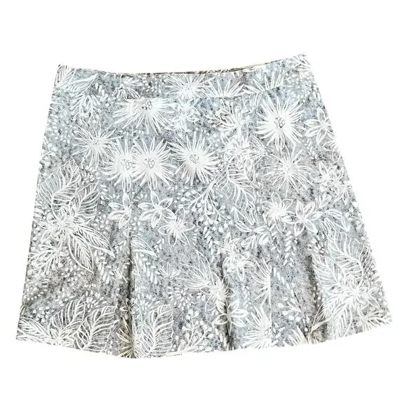 NWT RipSkirt Hawaii Wrap Skirt Eden Sand Gray Floral Length 2 Women's XL - Picture 3 of 9